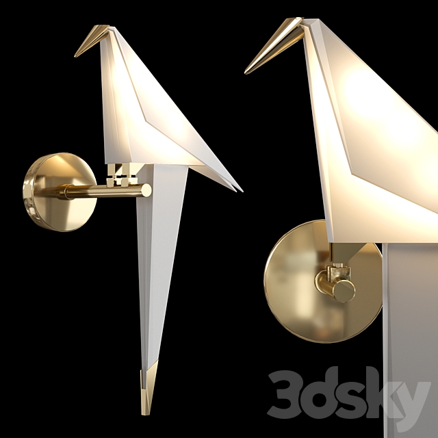 Sconce IVY Bird 3DSMax File - thumbnail 1