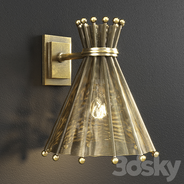 Sconce Kon Tiki Eichholtz 3ds Max - thumbnail 2