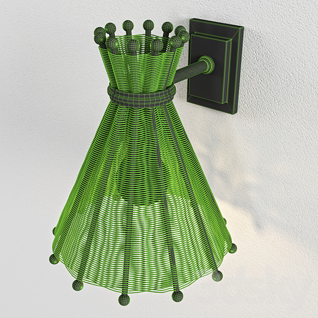 Sconce Kon Tiki Eichholtz 3ds Max - thumbnail 3