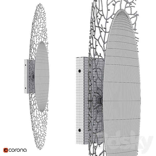 Sconce LAU 3DS Max Model - thumbnail 3