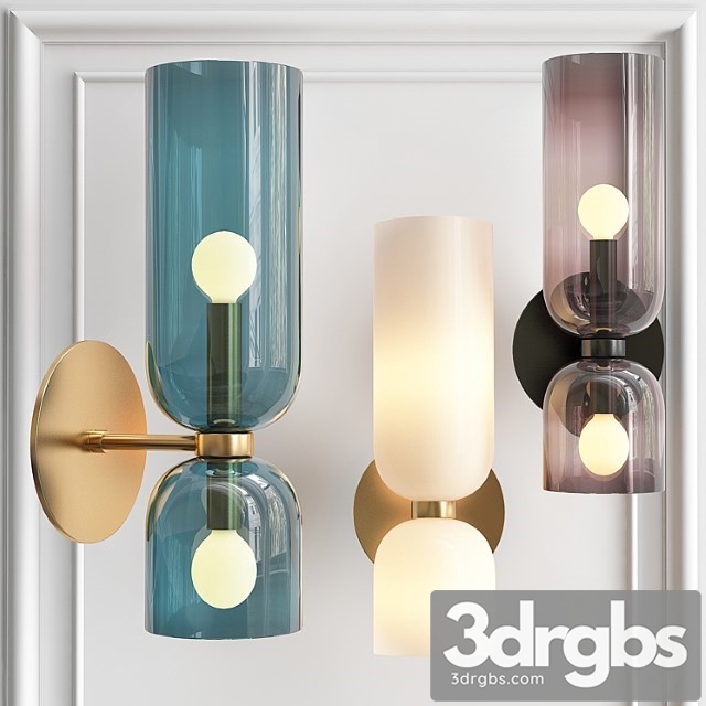 Sconce Lightmaker Studio Edie Sconce Blue 3dsmax Download - thumbnail 1