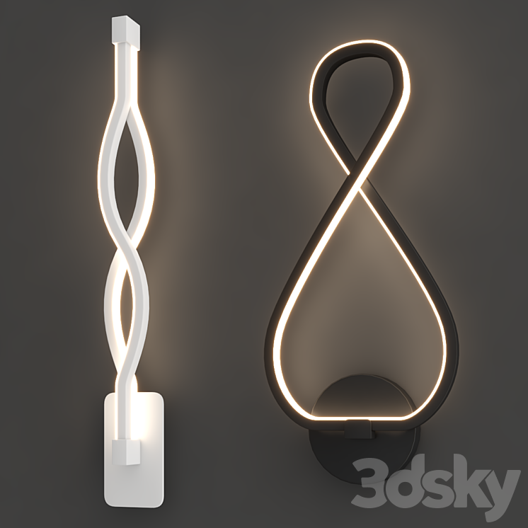 Sconce line light by aliexpress 1 3DS Max Model - thumbnail 3