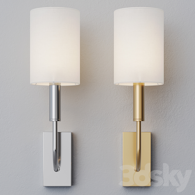 Sconce Louvre Home Cassius 3DS Max Model - thumbnail 6