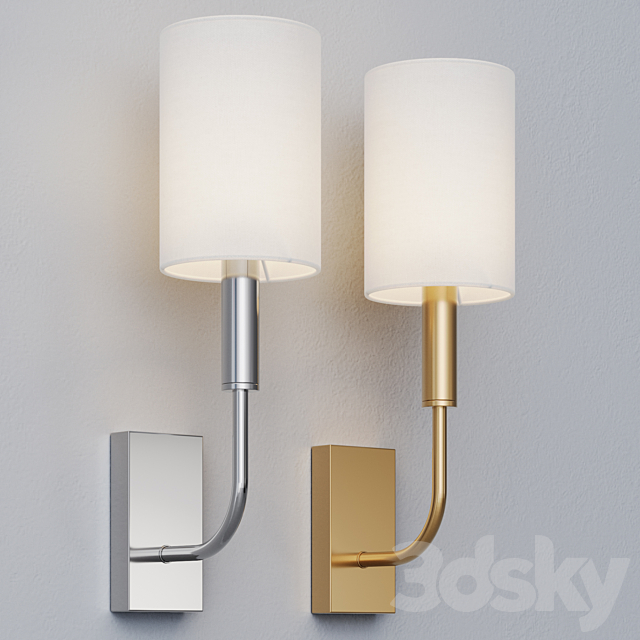 Sconce Louvre Home Cassius 3DS Max Model - thumbnail 7