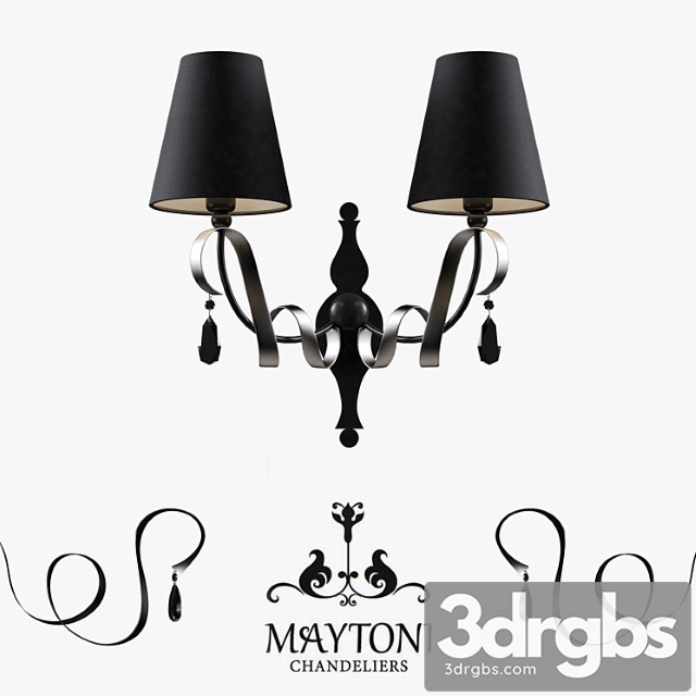 Sconce Maytoni Arm010 02 R 1 3dsmax Download - thumbnail 1