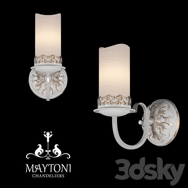 Sconce Maytoni ARM562-01-W 3DSMax File - thumbnail 1