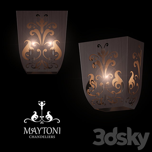 Sconce Maytoni ARM610-02-R 3DSMax File - thumbnail 1