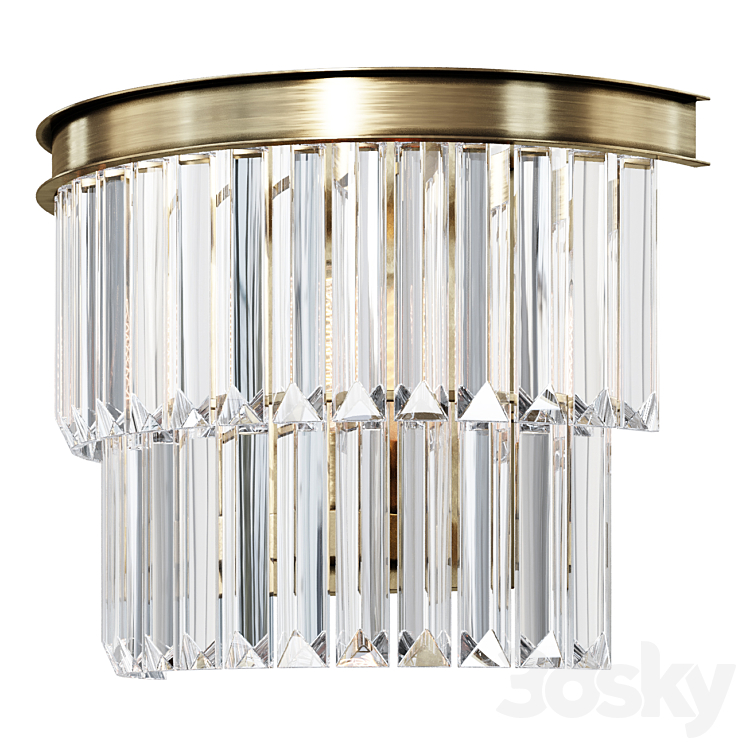 Sconce MAYTONI MOD085WL 2 sqm 16.5 cm #80407494 wall light 3DS Max Model - thumbnail 1