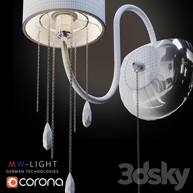 Sconce MW-Light Federica 379028401 3DSMax File - thumbnail 2