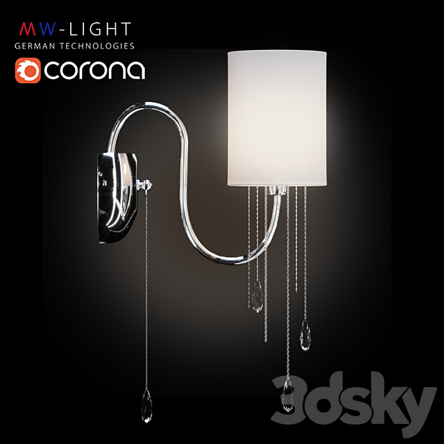 Sconce MW-Light Federica 379028401 3DSMax File - thumbnail 3