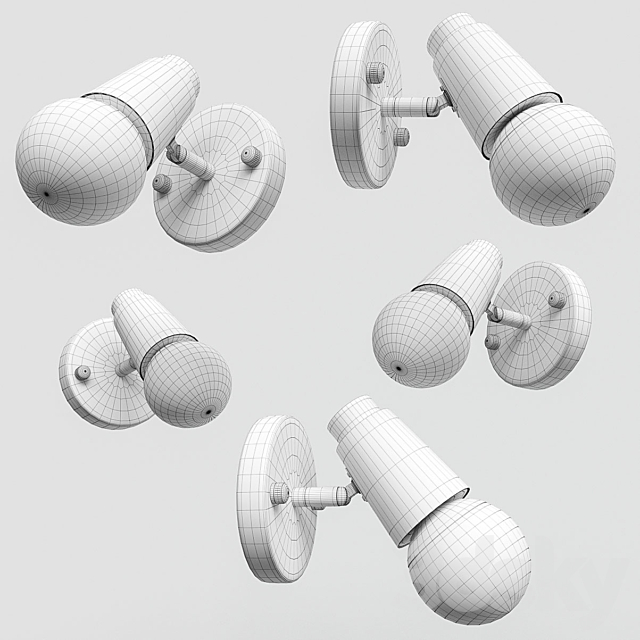 Sconce Rotary wall Lampatron 3DSMax File - thumbnail 2