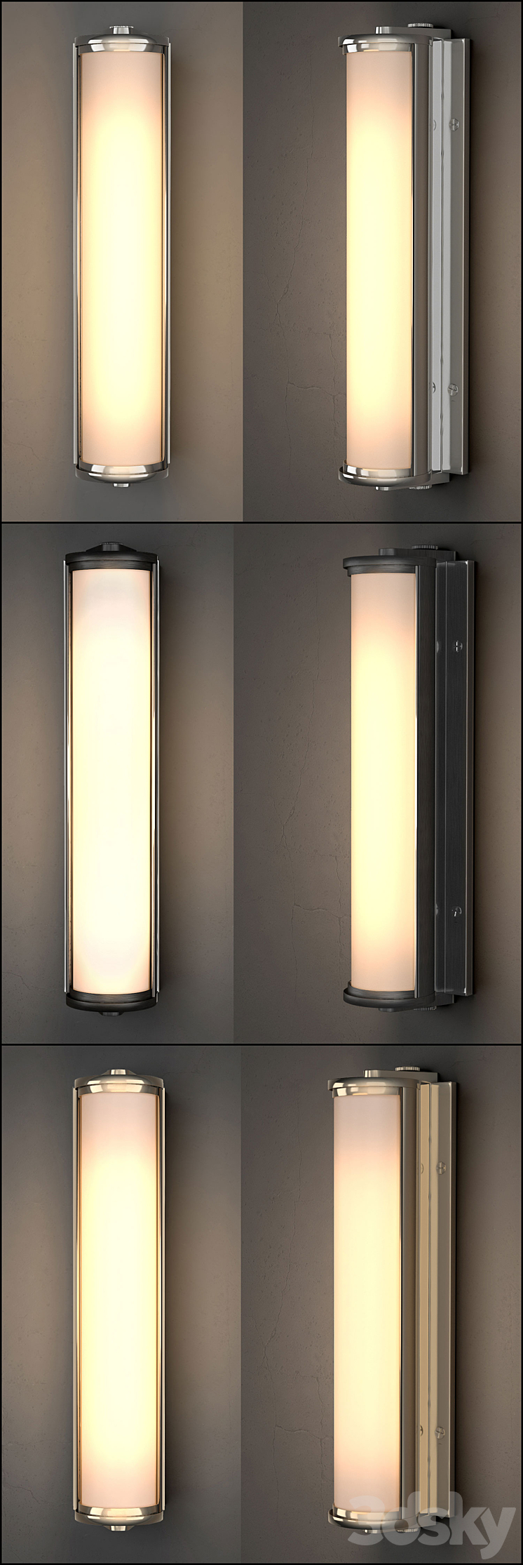 sconce ROYAL ADJUSTABLE 3DS Max Model - thumbnail 2