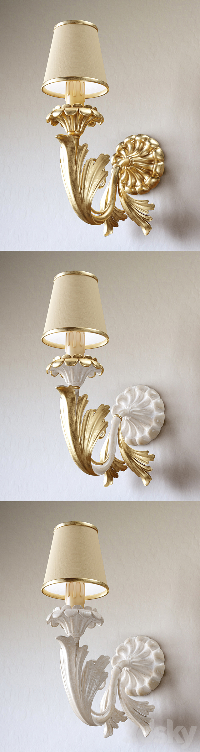 Sconce Silvano Grifoni 3DSMax File - thumbnail 2