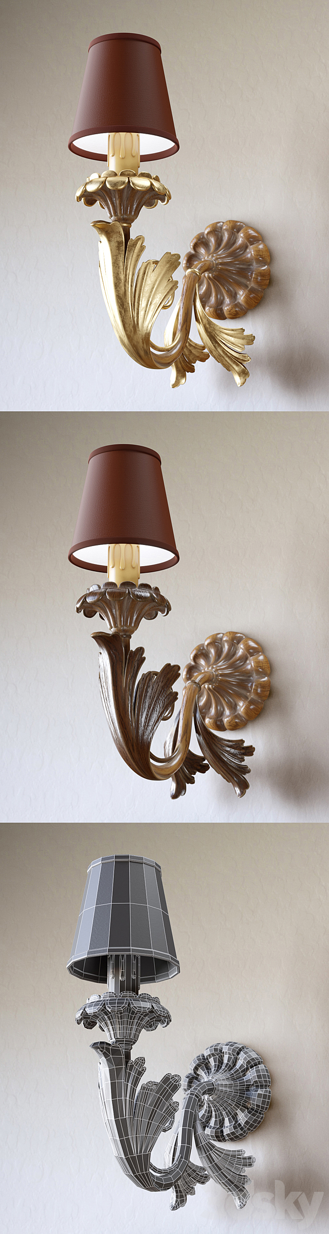 Sconce Silvano Grifoni 3DSMax File - thumbnail 3