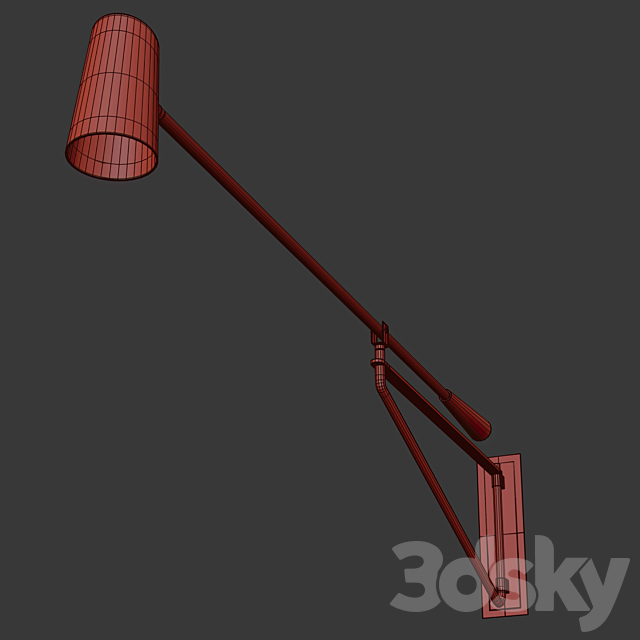 Sconce Stylus Modern Forms 3DS Max Model - thumbnail 3