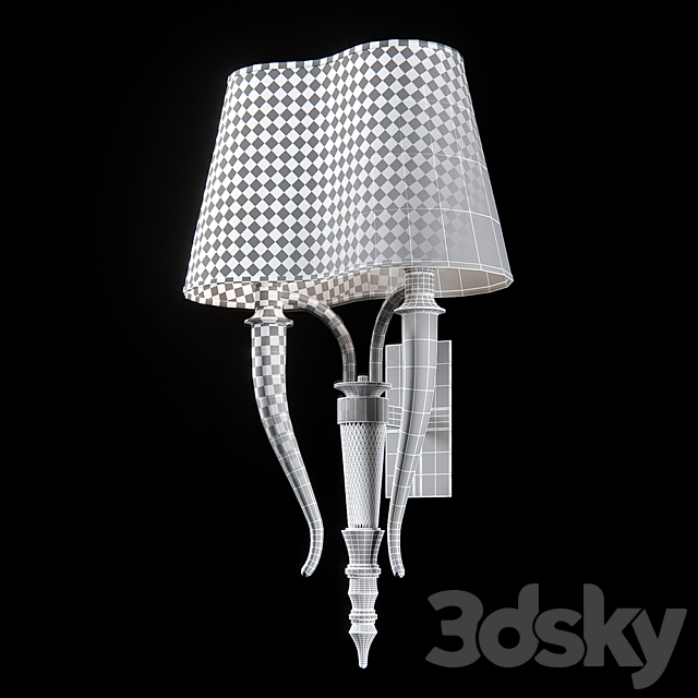 Sconce Visionnaire (IPE Cavalli) Esmeralda 3DSMax File - thumbnail 3