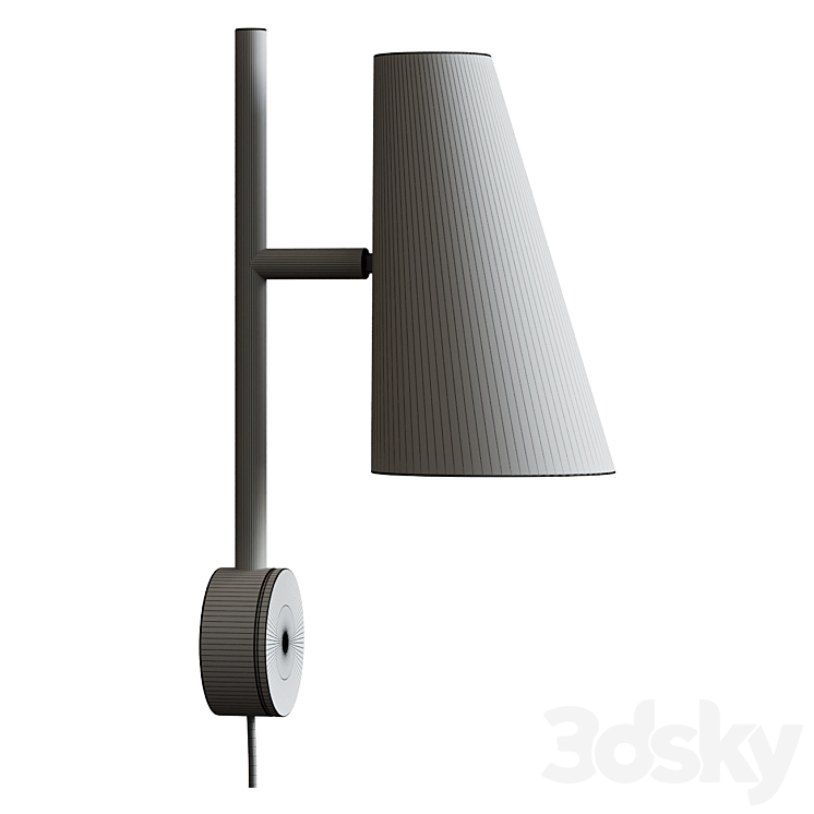 Sconce WOUD CONO WANDLAMP wall light 3DS Max Model - thumbnail 2