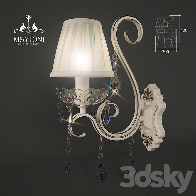 sconces maytoni ARM288-01-G 3DSMax File - thumbnail 1