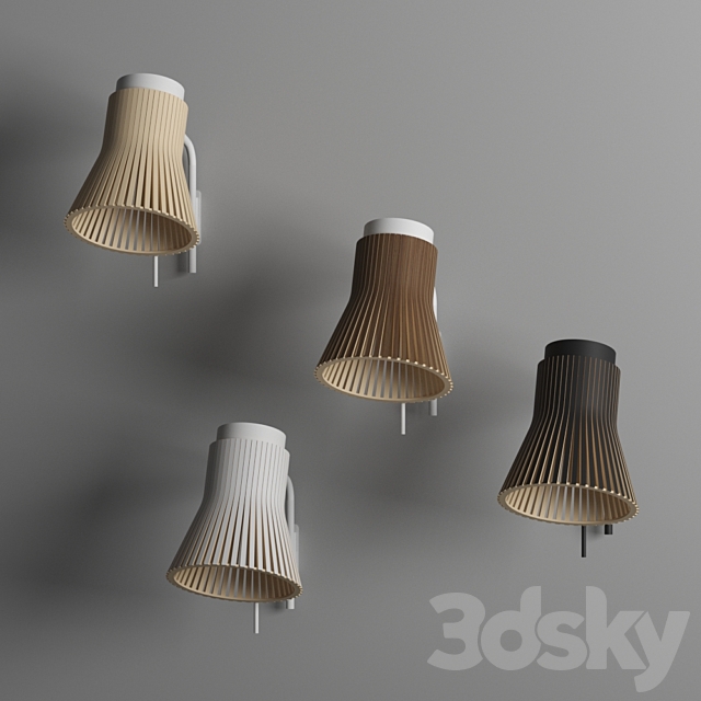 Secto Design Petite 4630 Wall Lamp 3ds Max - thumbnail 1