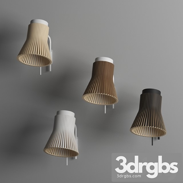 Secto design petite 4630 wall lamp 3dsmax Download - thumbnail 1