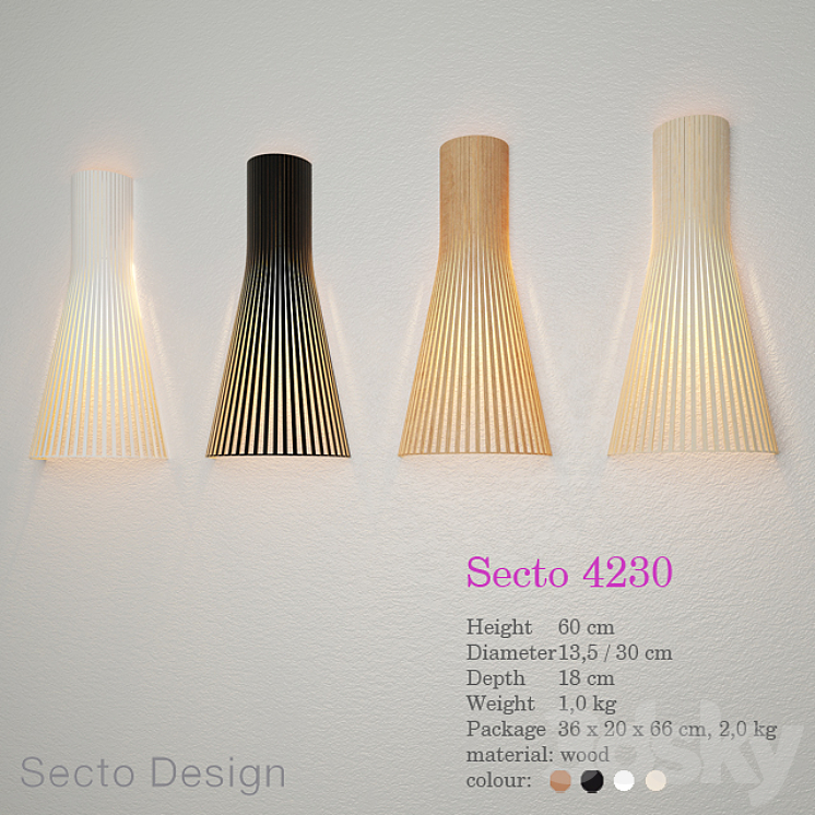 Secto Design – Secto 4230 3DS Max - thumbnail 1