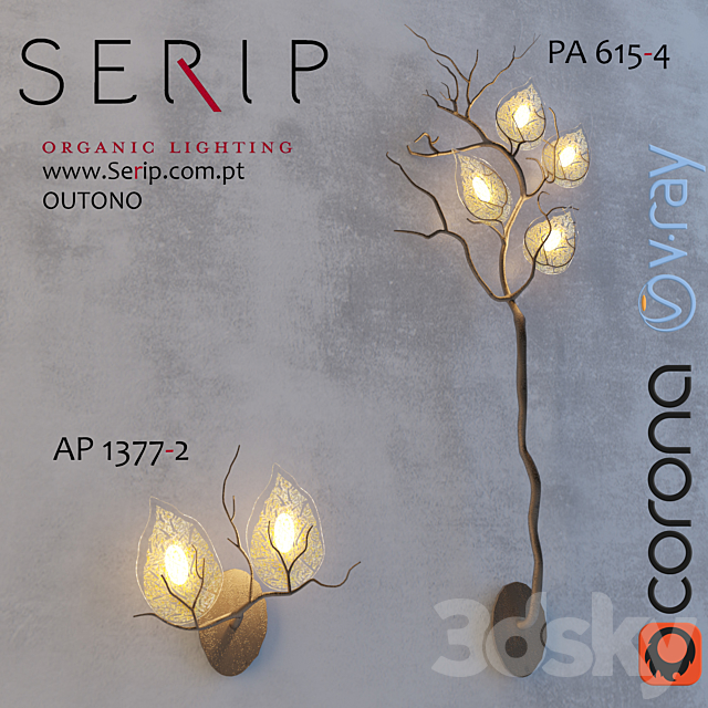 SERIP Art. PA 615-4 _ Art. AP 1377-2 3DSMax File - thumbnail 1