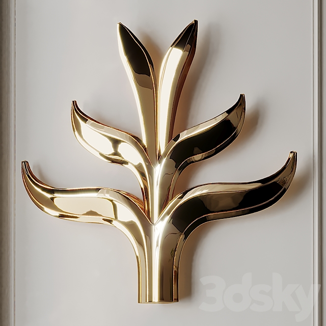 Set of Two Huge Brass by Richard Faure 3DSMax File - thumbnail 4