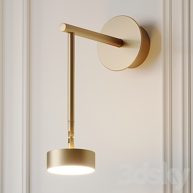 Softspot wall sconce by Giopato Coombes 3DS Max Model - thumbnail 2