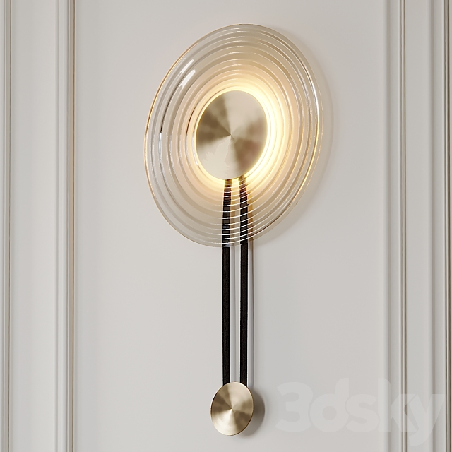 Solar Wall Sconce by Chelsom 3DSMax File - thumbnail 1