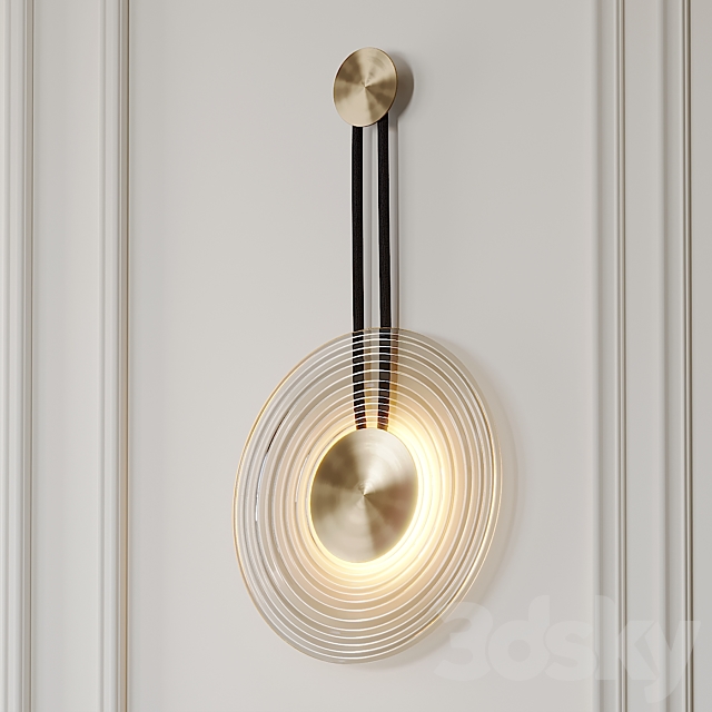 Solar Wall Sconce by Chelsom 3DSMax File - thumbnail 2