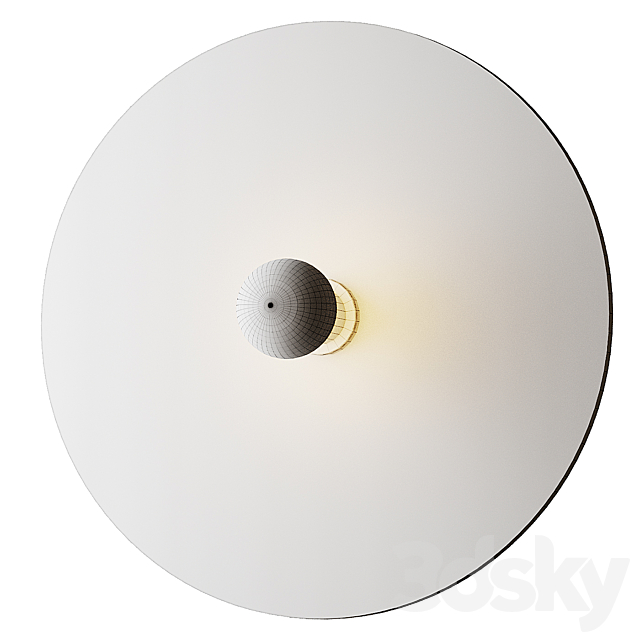 SOLCO Carrara Marble wall lamp from RADAR INTERIOR 3DSMax File - thumbnail 2