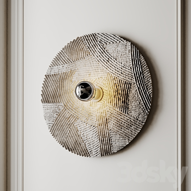 SOLCO Carrara Marble wall lamp from RADAR INTERIOR 3DSMax File - thumbnail 3