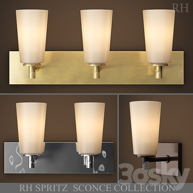 SPRITZ SCONCE COLLECTION 3ds Max - thumbnail 1