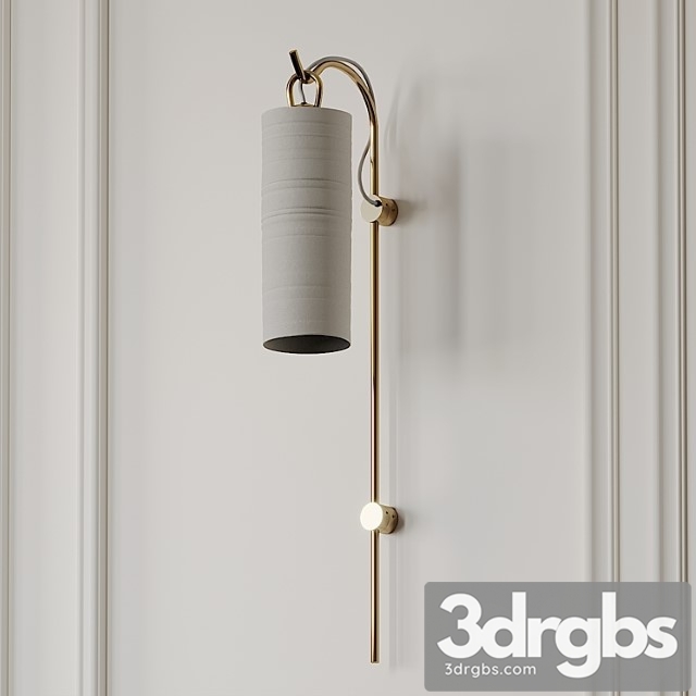 Staff Wall Sconce By Articolo 3dsmax Download - thumbnail 1