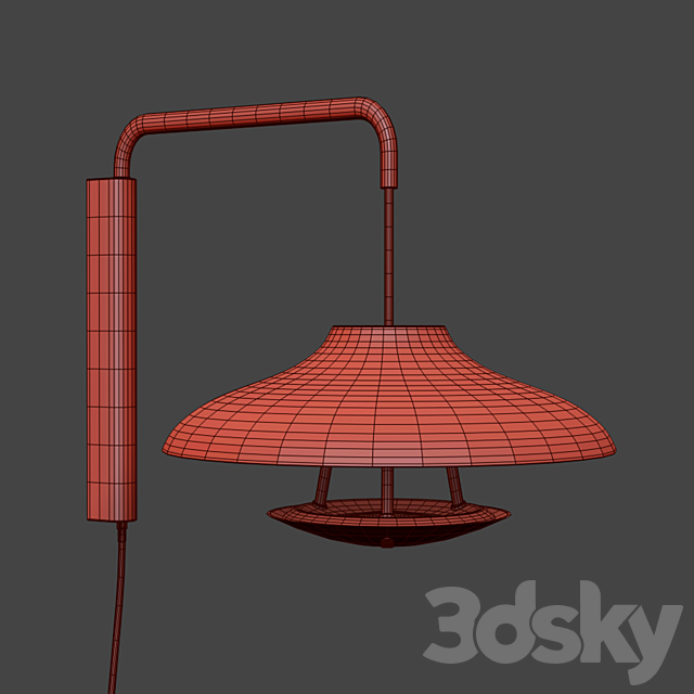 Stellar Works – Haro Wall Lamp 3DS Max Model - thumbnail 4