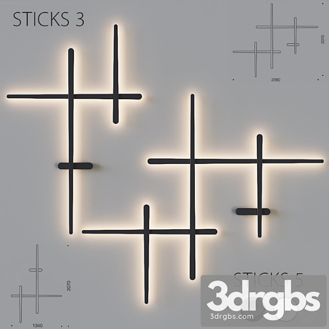 Sticks Centrsvet 3dsmax Download - thumbnail 1