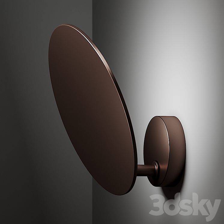 Studio Design Puzzle Round Wall Sconce 3DS Max - thumbnail 1