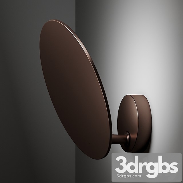 Studio design puzzle round wall sconce 3dsmax Download - thumbnail 1