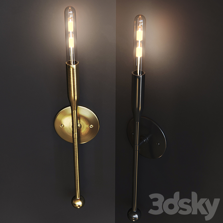 Studio Dunn Sorenthua Sconce 3DS Max - thumbnail 2