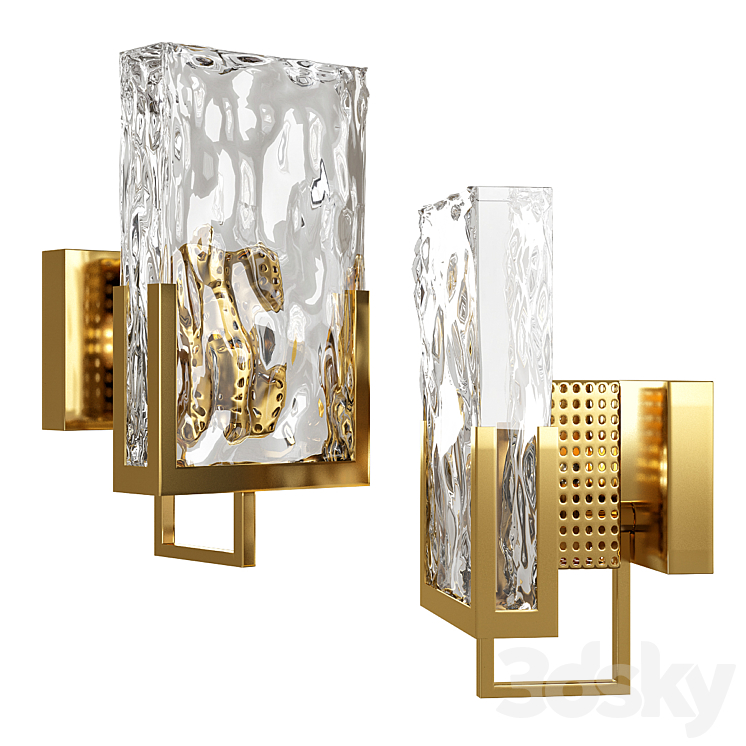 Stunning Luxury 2020 Designer Wall Lamp 3DS Max - thumbnail 1