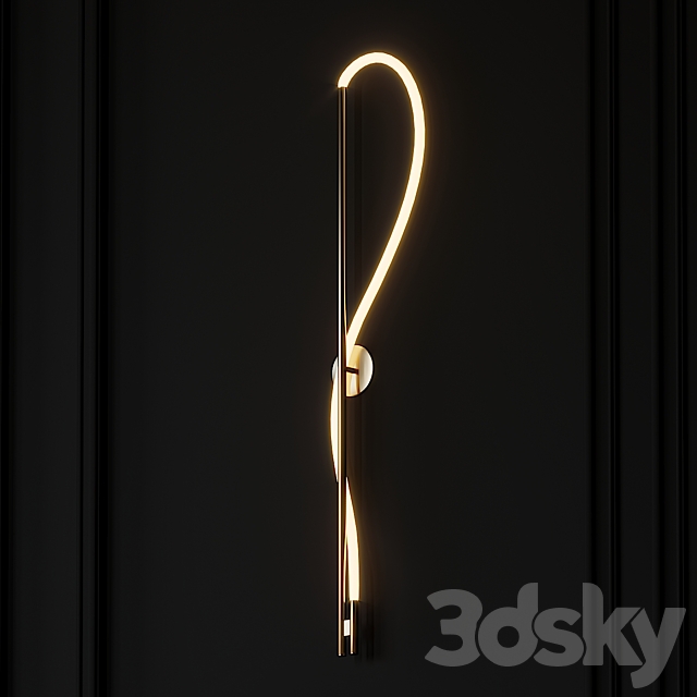 Surrey Sconce by Luke Lamp Co. 3DS Max Model - thumbnail 2