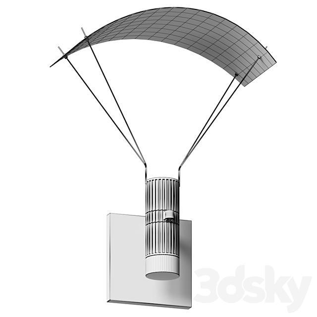 Suspenders Parachute by Robert Sonneman 3DSMax File - thumbnail 4