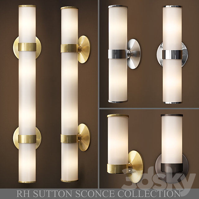 SUTTON SCONCE COLLECTION 3DSMax File - thumbnail 1