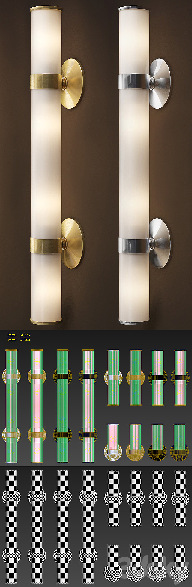 SUTTON SCONCE COLLECTION 3DSMax File - thumbnail 3