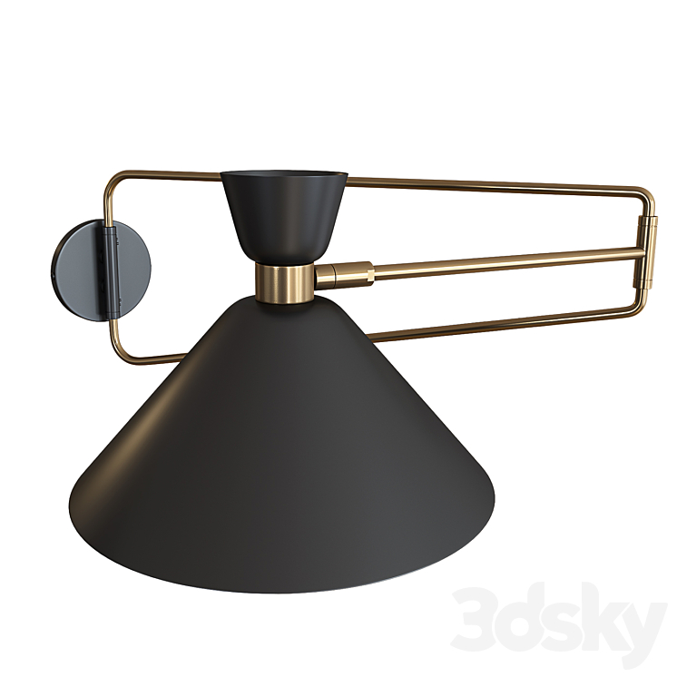 Swivel lamp Zoticus LaRedoute 3DS Max - thumbnail 2