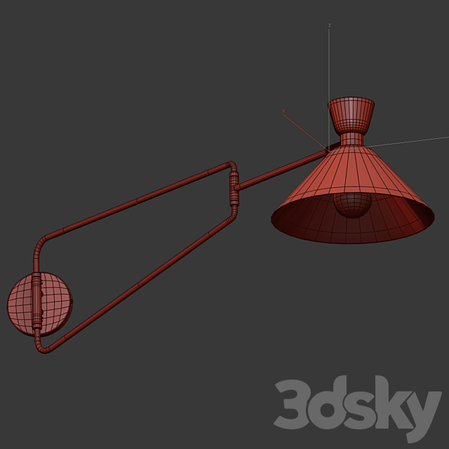 Swivel lamp Zoticus LaRedoute 3DSMax File - thumbnail 5