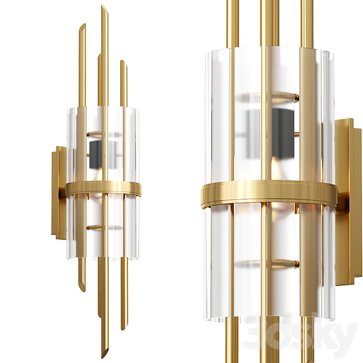 Symphony Wall Light By Luxdeco 3DS Max Model - thumbnail 1