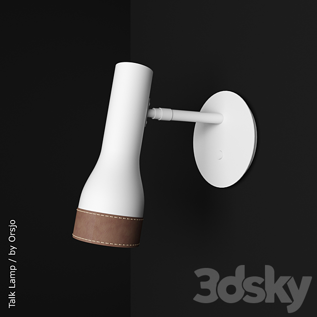 Talk Wall Lamp by Orsjo 3DS Max Model - thumbnail 2