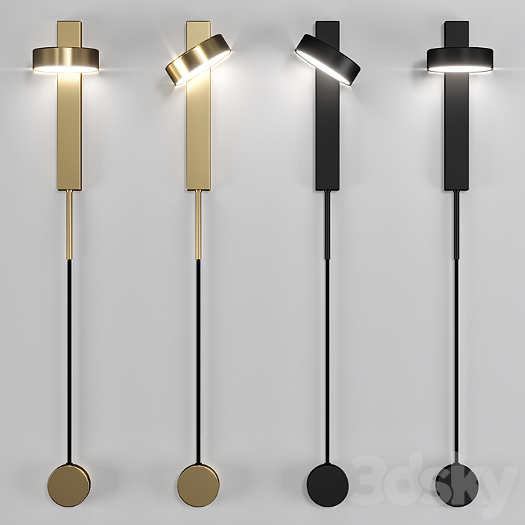 TECO long lamp 3DS Max - thumbnail 1