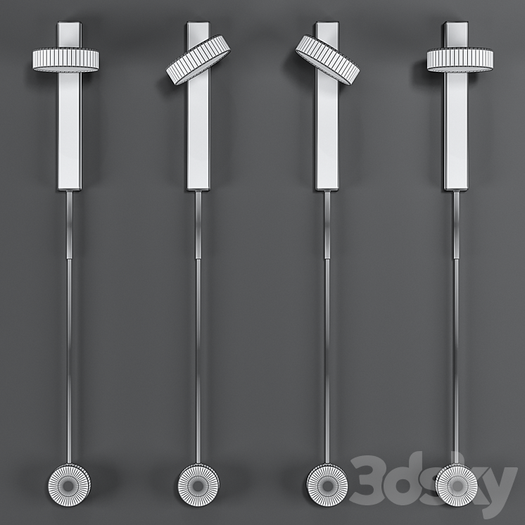 TECO long lamp 3DS Max - thumbnail 2